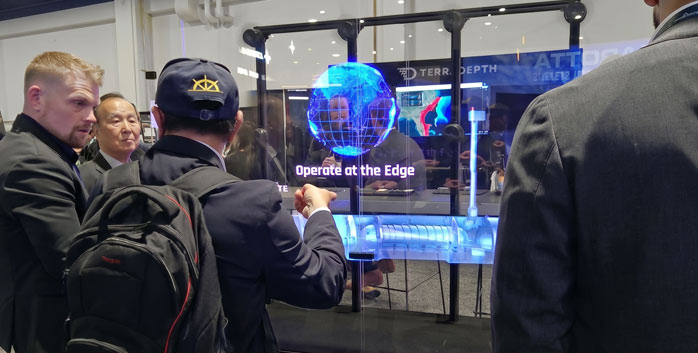 Large Hologram Rental for trade shows.