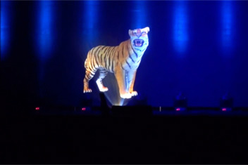 Giant Tiger Hologram